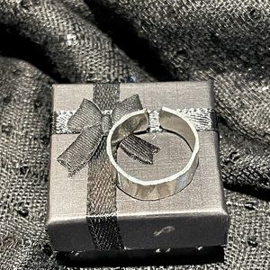 Silver Ring Adjustable- Stackable- Vintage